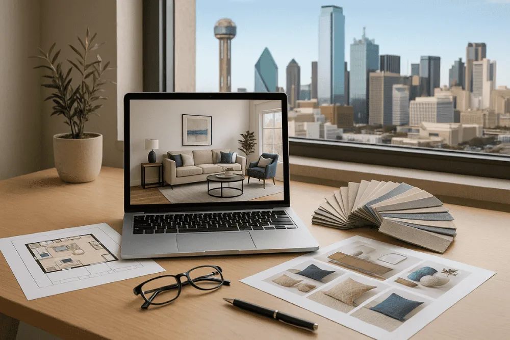 Should You Choose E-Design or Full-Service Design in Dallas